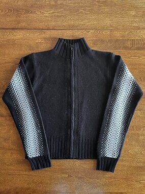Oxford-Fulham vintage zip ski sweater